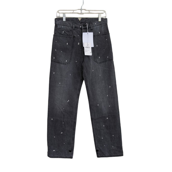 Free People Denim - NWT Free People x Sandrine Rose Wide Leg Polka Dot Utility Cargo Pants Size 28